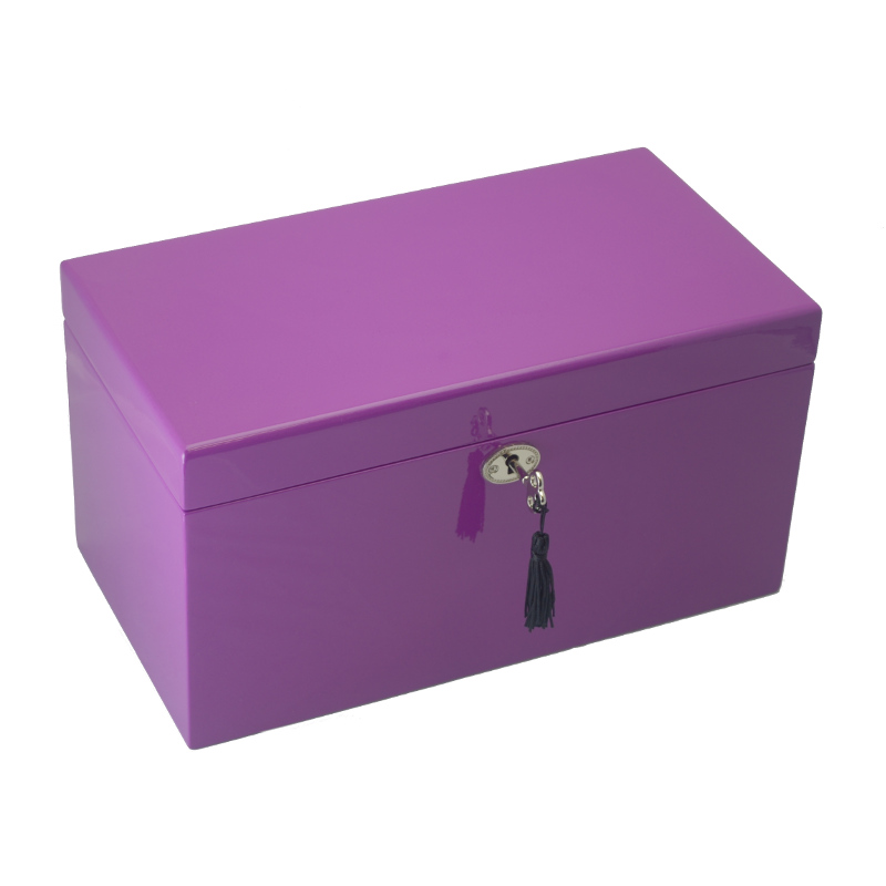 KJ01PU Electric Purple Kandi Box in piano finish
