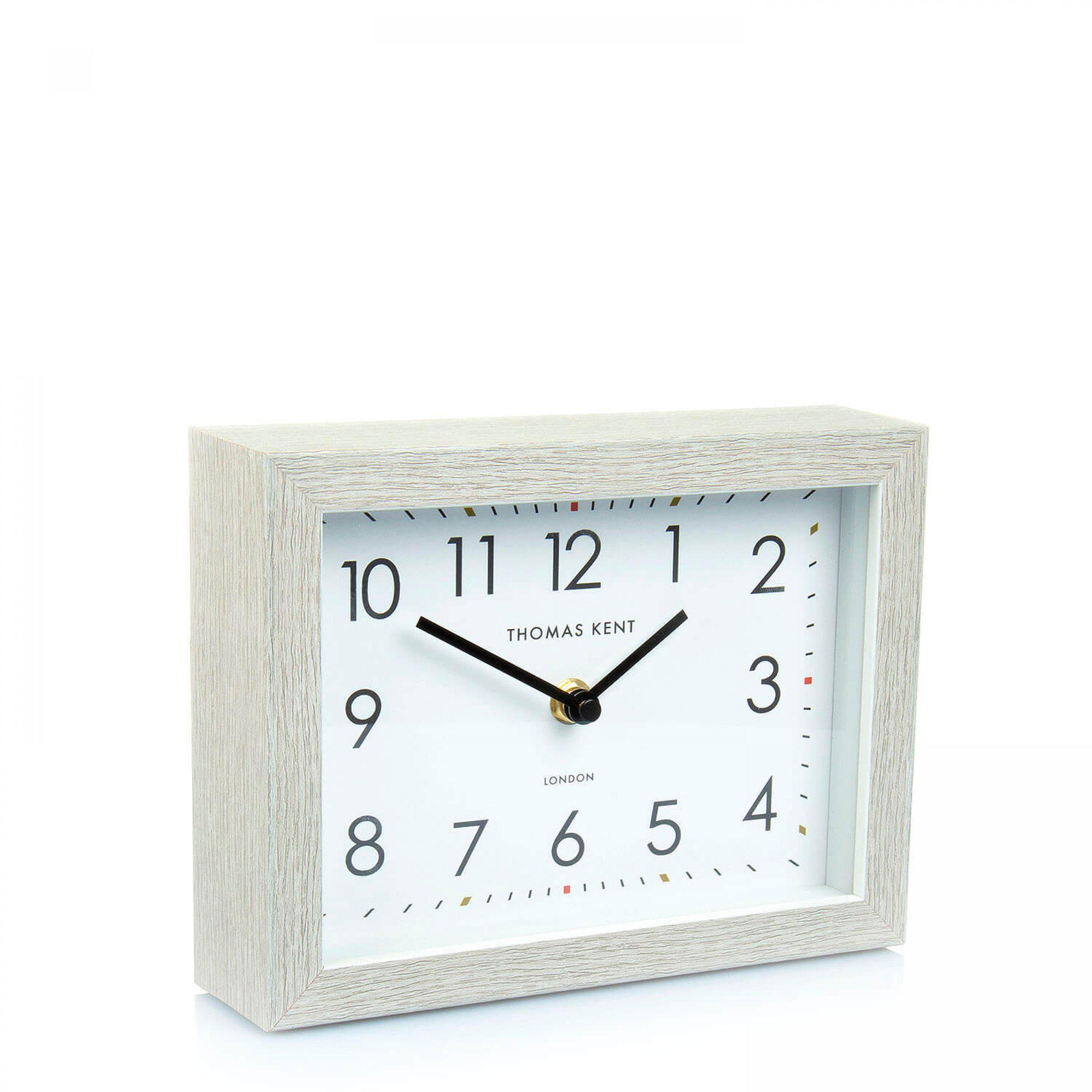 Smithfield Silver Birch 21.5x18.5cm Mantel Clock (AMC60603)