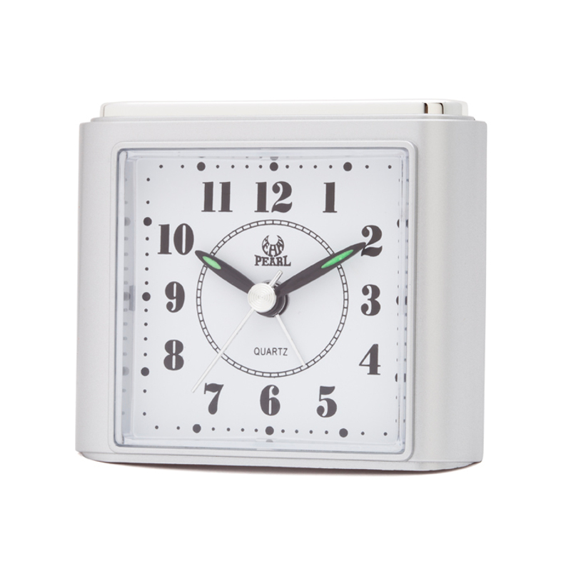 PT099-SIL Table alarm clock in silver