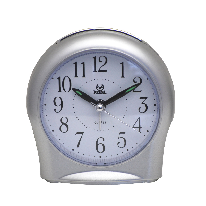 PT100-SIL Table alarm clock in silver