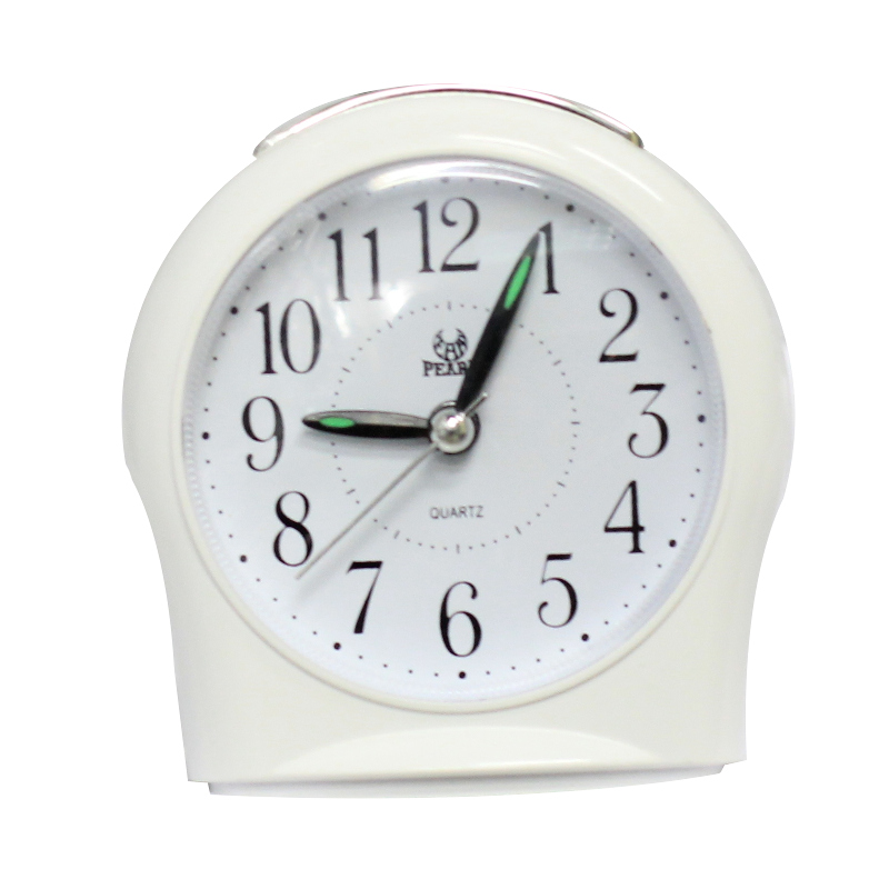 PT100-WHT Table alarm clock in white