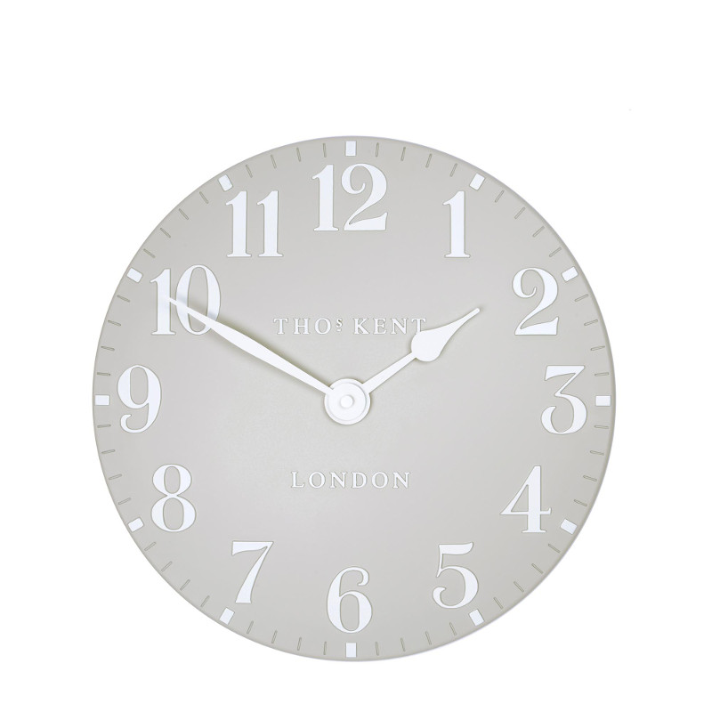 Arabic Dove Grey 30cm Wall Clock (CA12011)