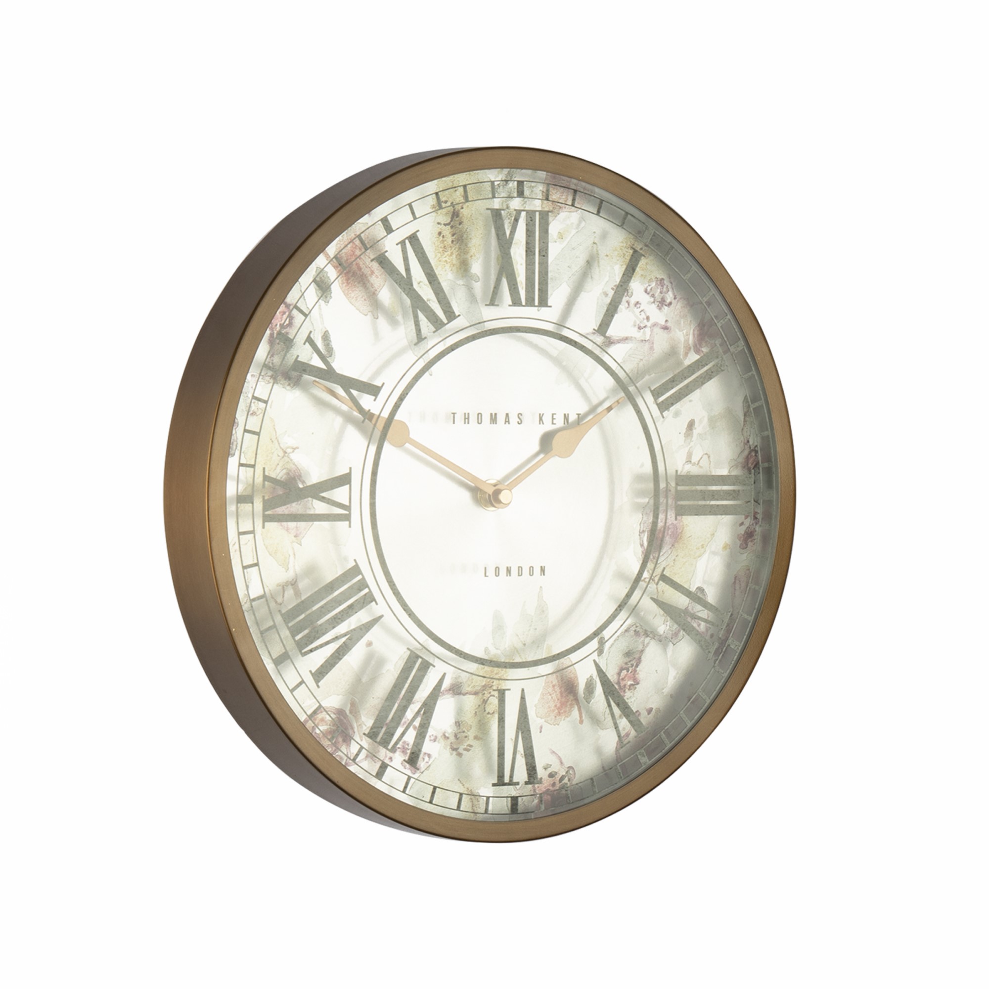 Eden Brass 30cm Wall Clock (Xpkg) (LINC12174-X)