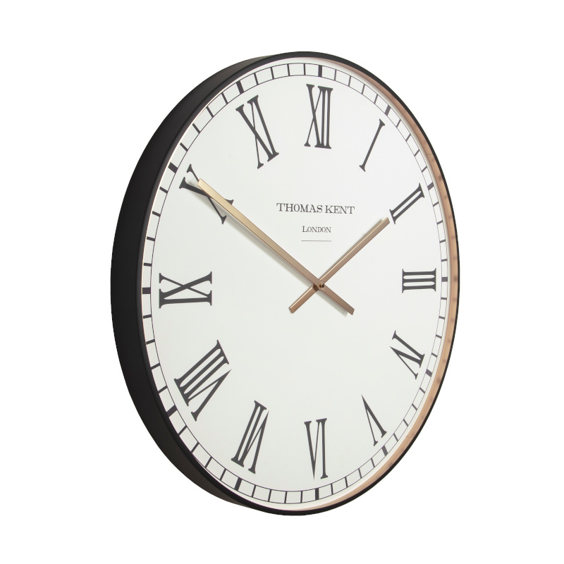 Clocksmith Black 76cm Wall Clock (AMC30031)