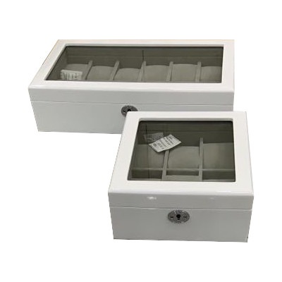 HWB106-WHT Gloss finish watch box