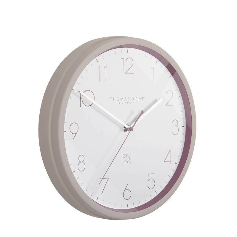 Clocksmith No 3 Aubergine 30cm Wall Clock