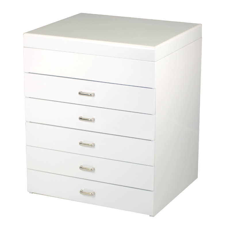 HJB500-WB Pearl box in white - Click Image to Close