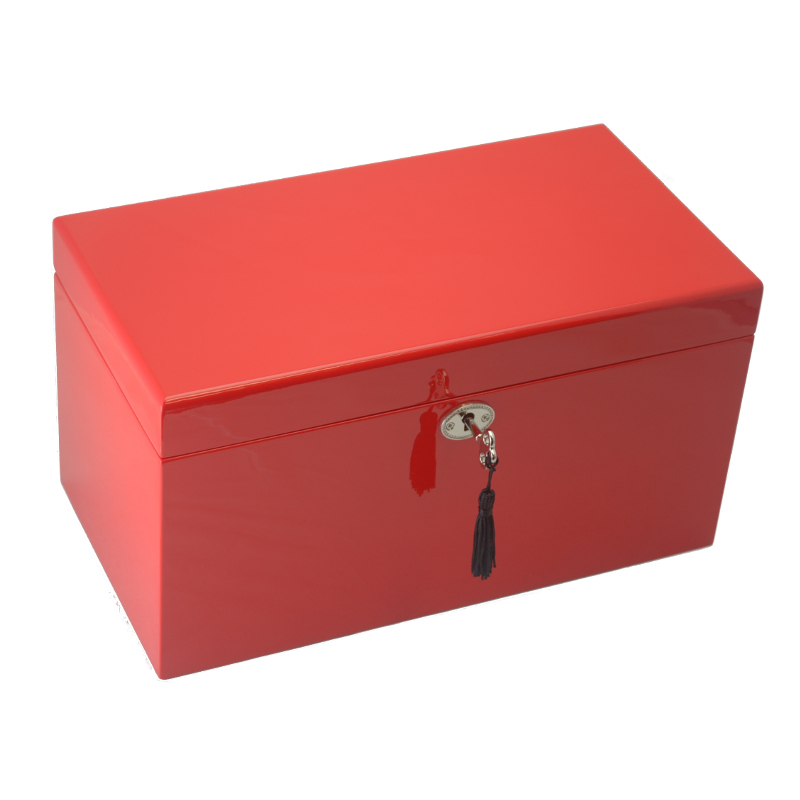 KJ01RE Red Kandi Box in piano finish