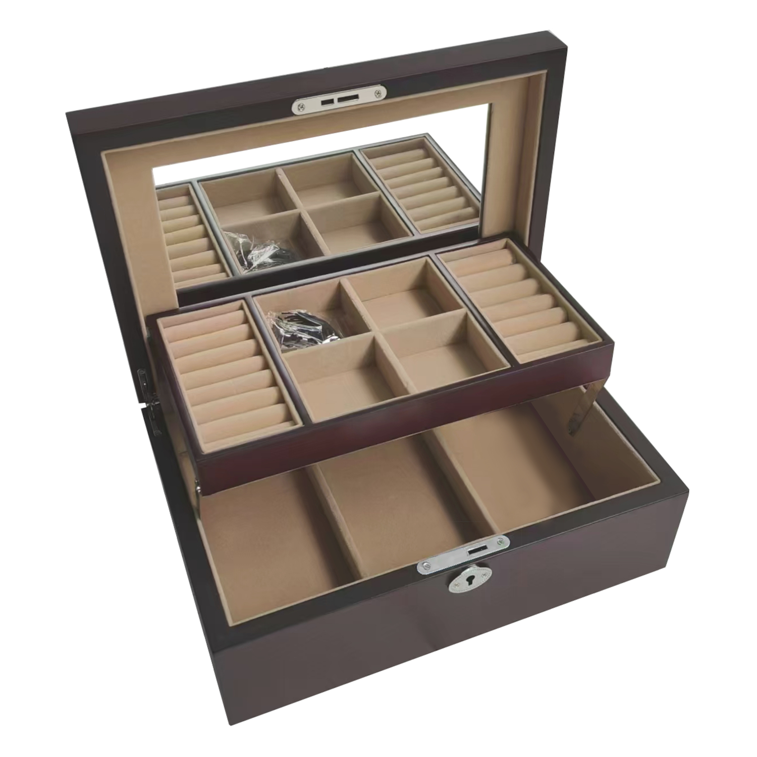 PJ507A satin finish jewellery box