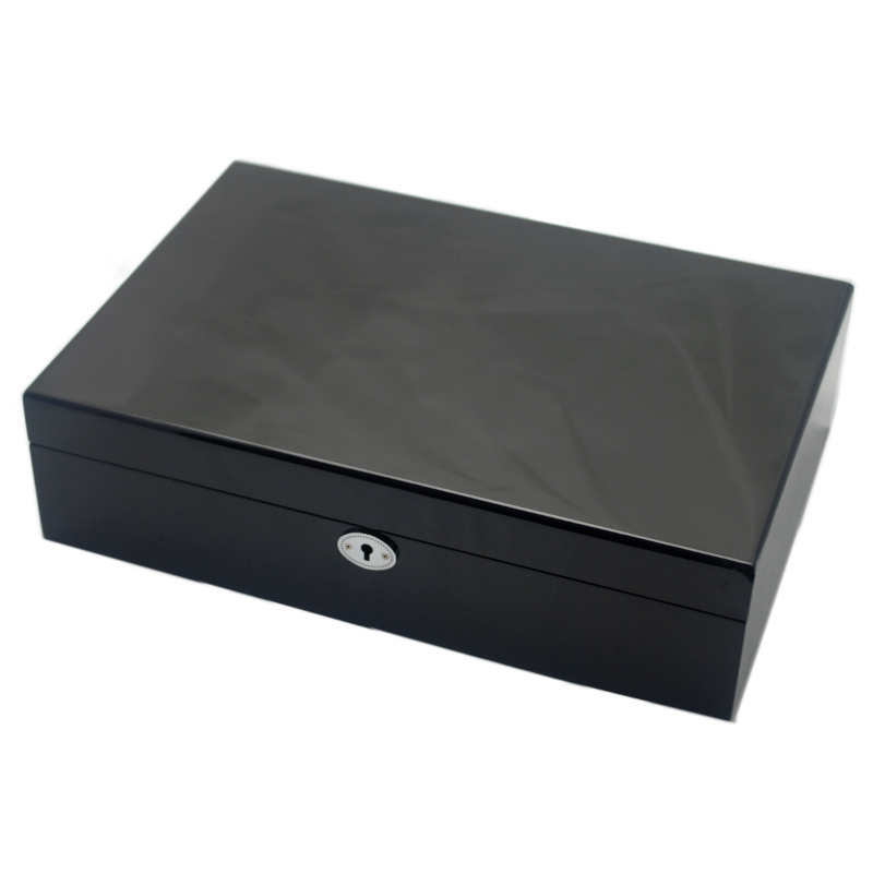 PJ805 Black Jewellery Box in Piano Finish