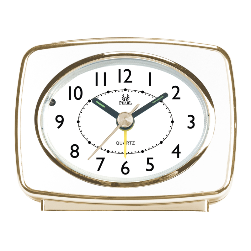 PT160-WHT Table alarm clock in white