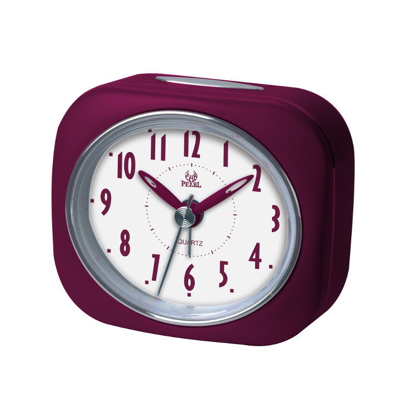 PT220-BUR Table alarm clock in burgundy