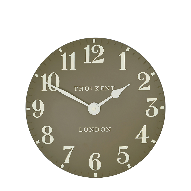 Arabic Taupe 30cm Wall Clock (CA12012)