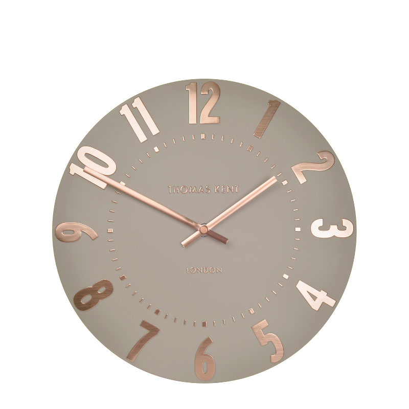 CA12313 30cm Mulberry wall clock in rose gold