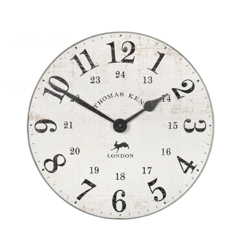 Wharf Chalk 38cm Wall Clock (LINC3661)