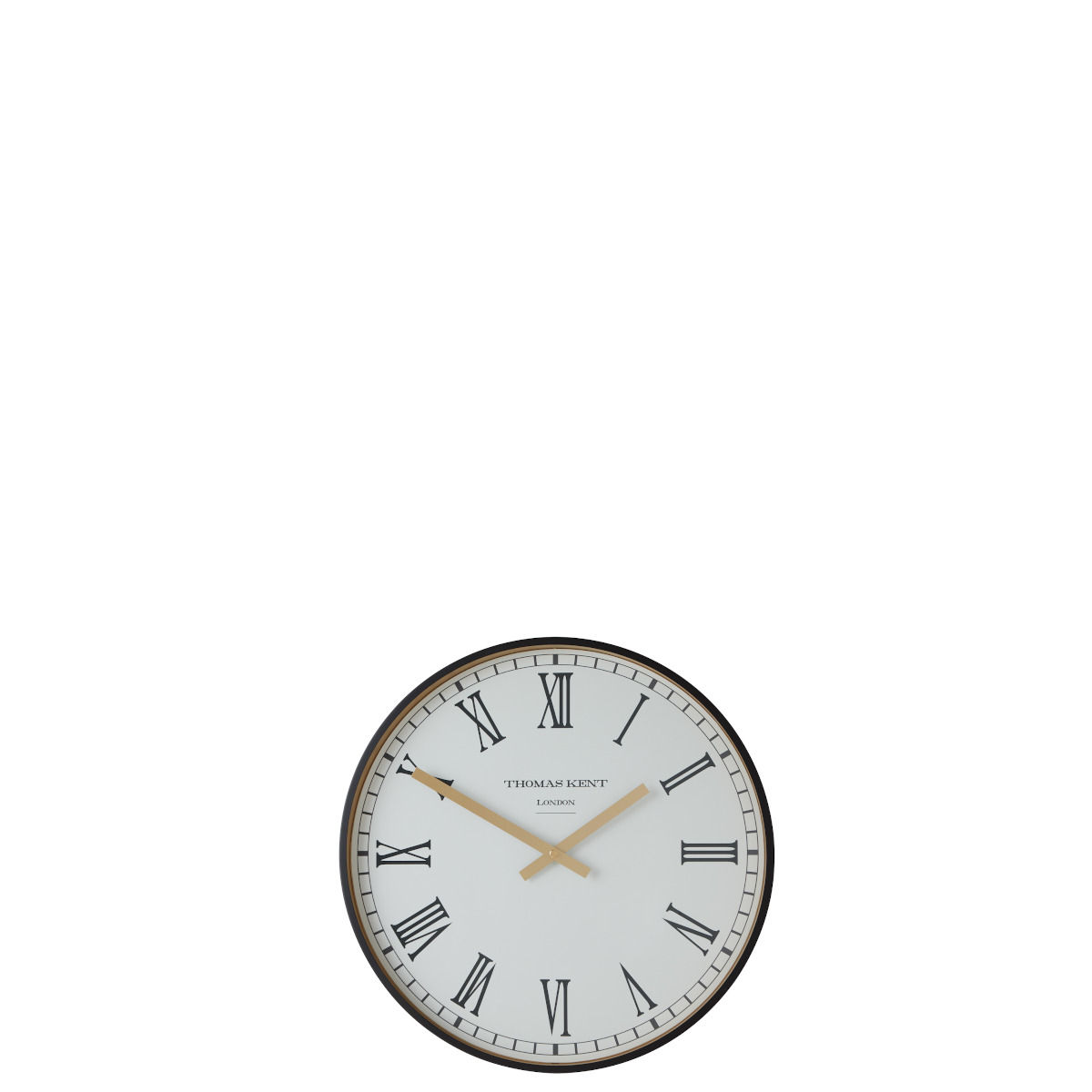 LINC1271 30cm Clocksmith wall clock in black
