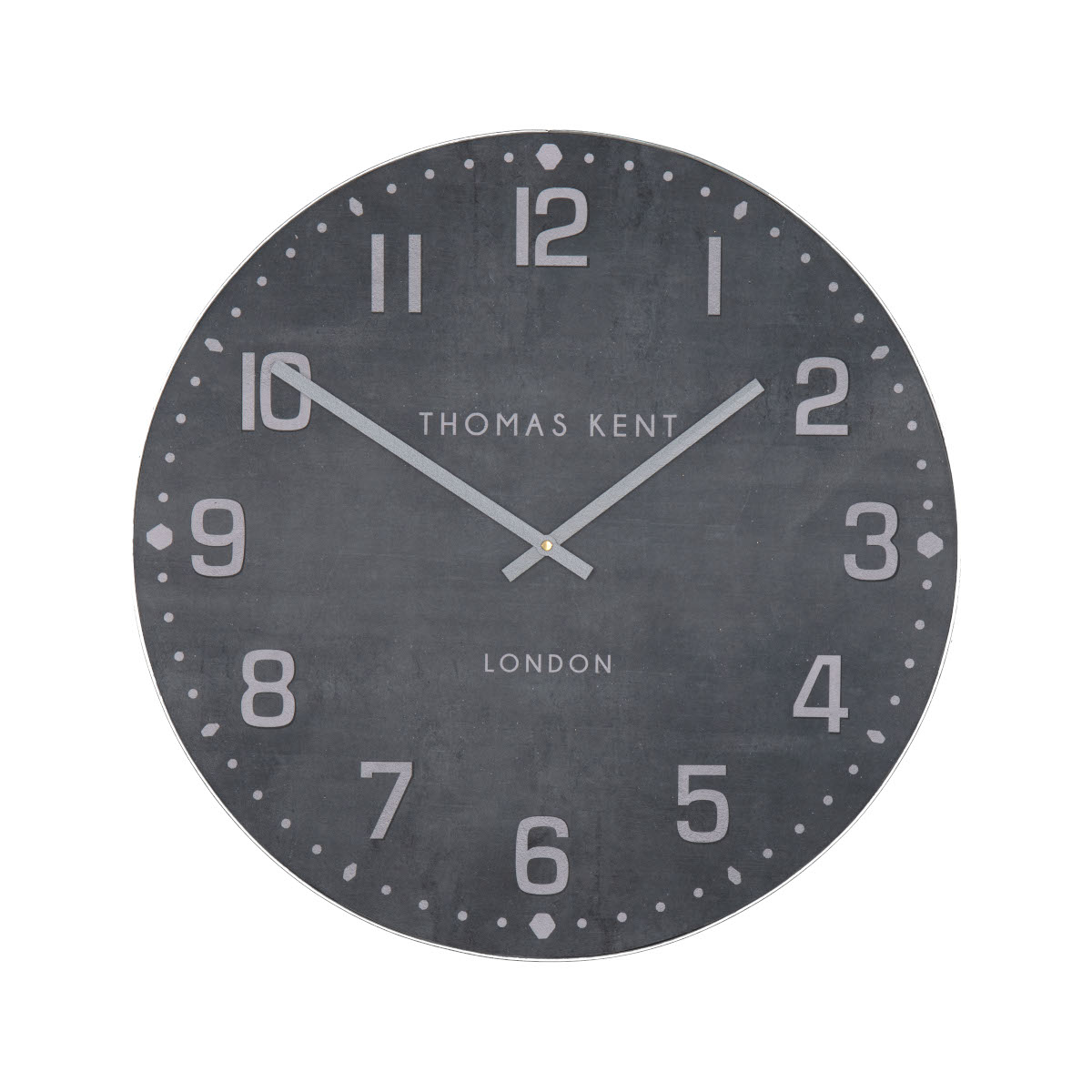 Wharf Dark Stone 38cm Wall Clock (LINC1558)