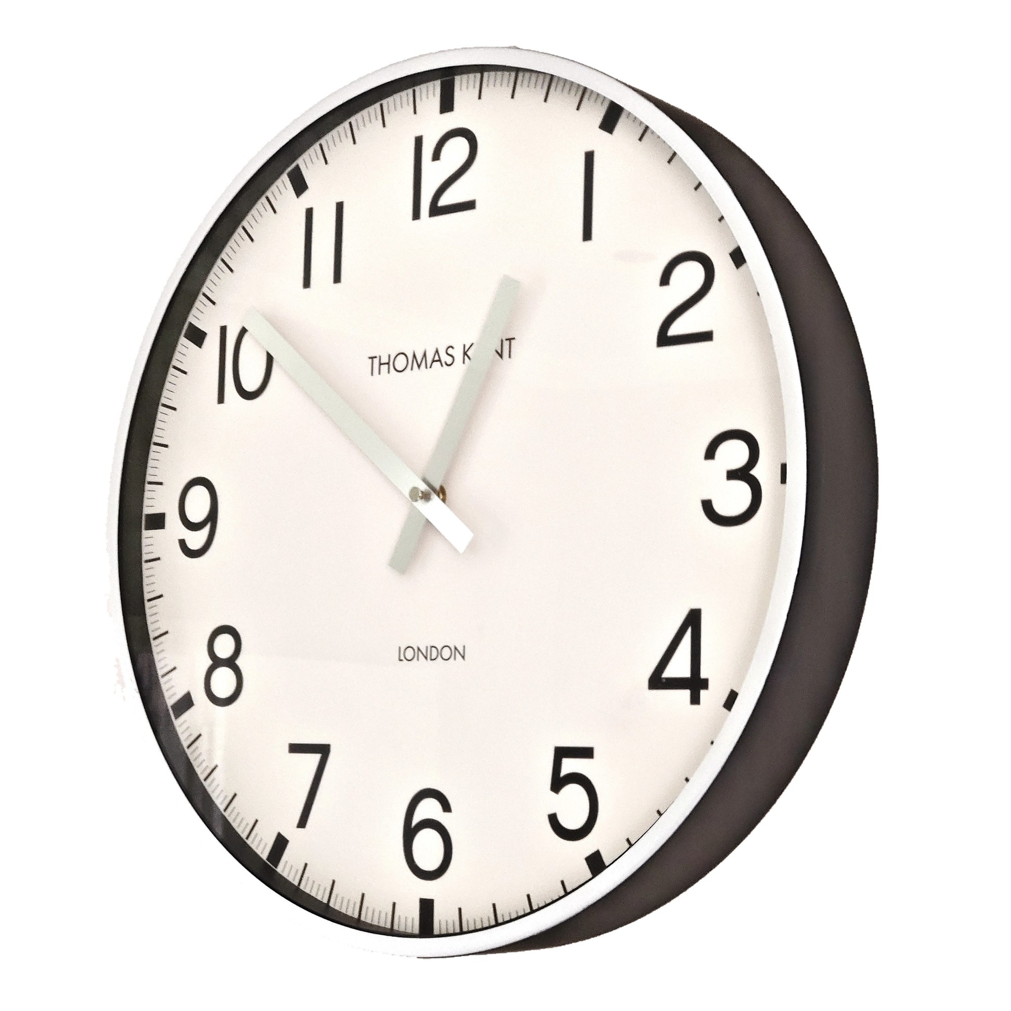 LINC1654 40cm Clocksmith wall clock in silver