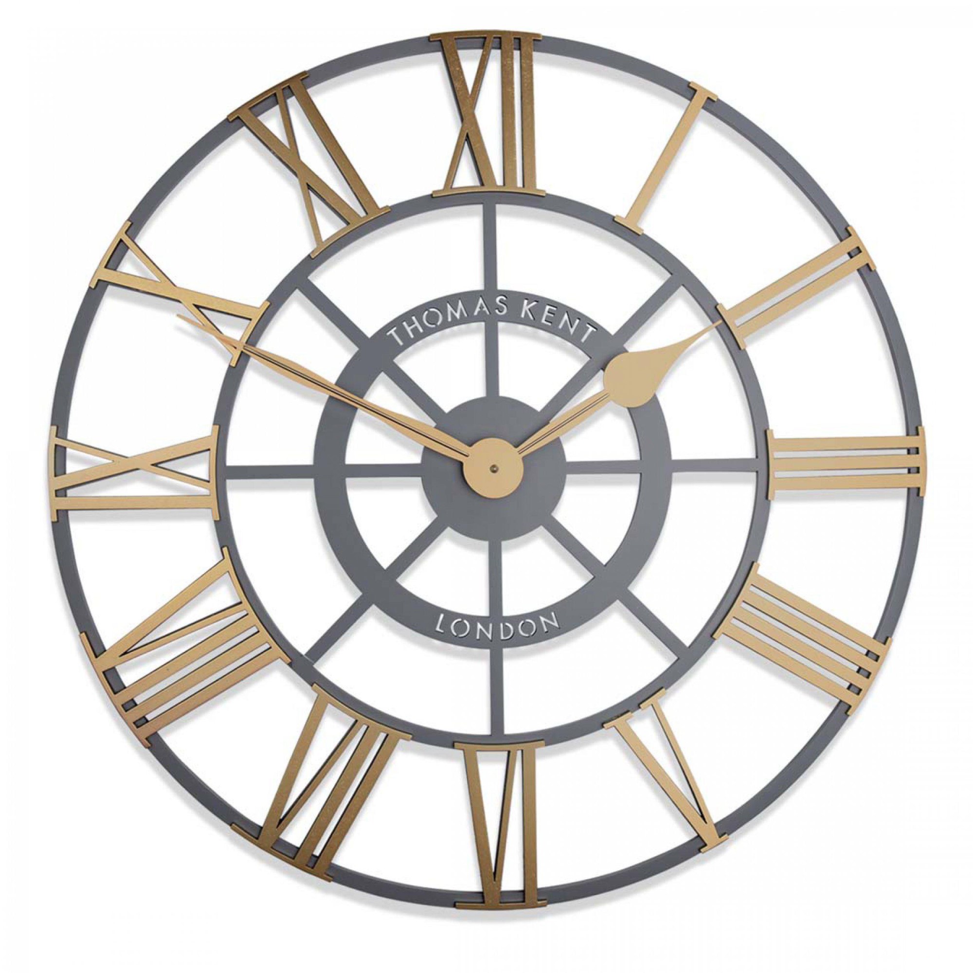 Evening Star Brass 61cm Wall Clock (Xpkg) (LINC2432-X)
