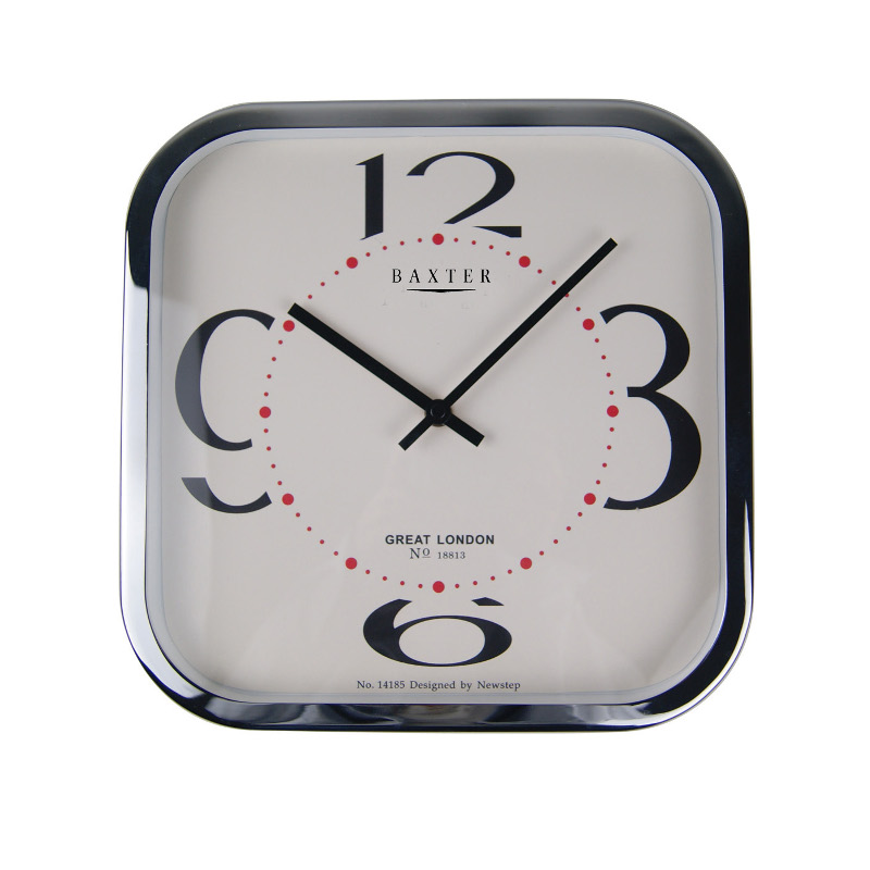 PG185CH Square metal wall clock