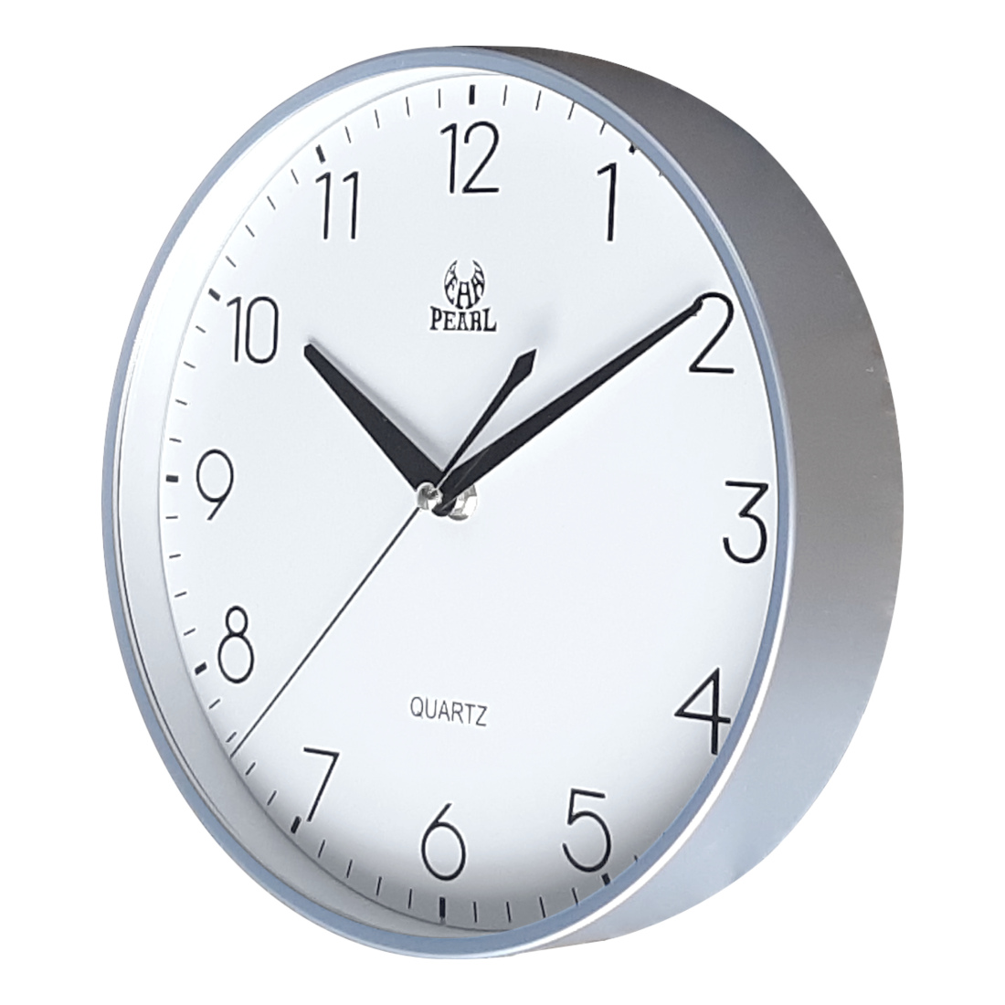 PW347-SIL 26cm Silver Wall Clock