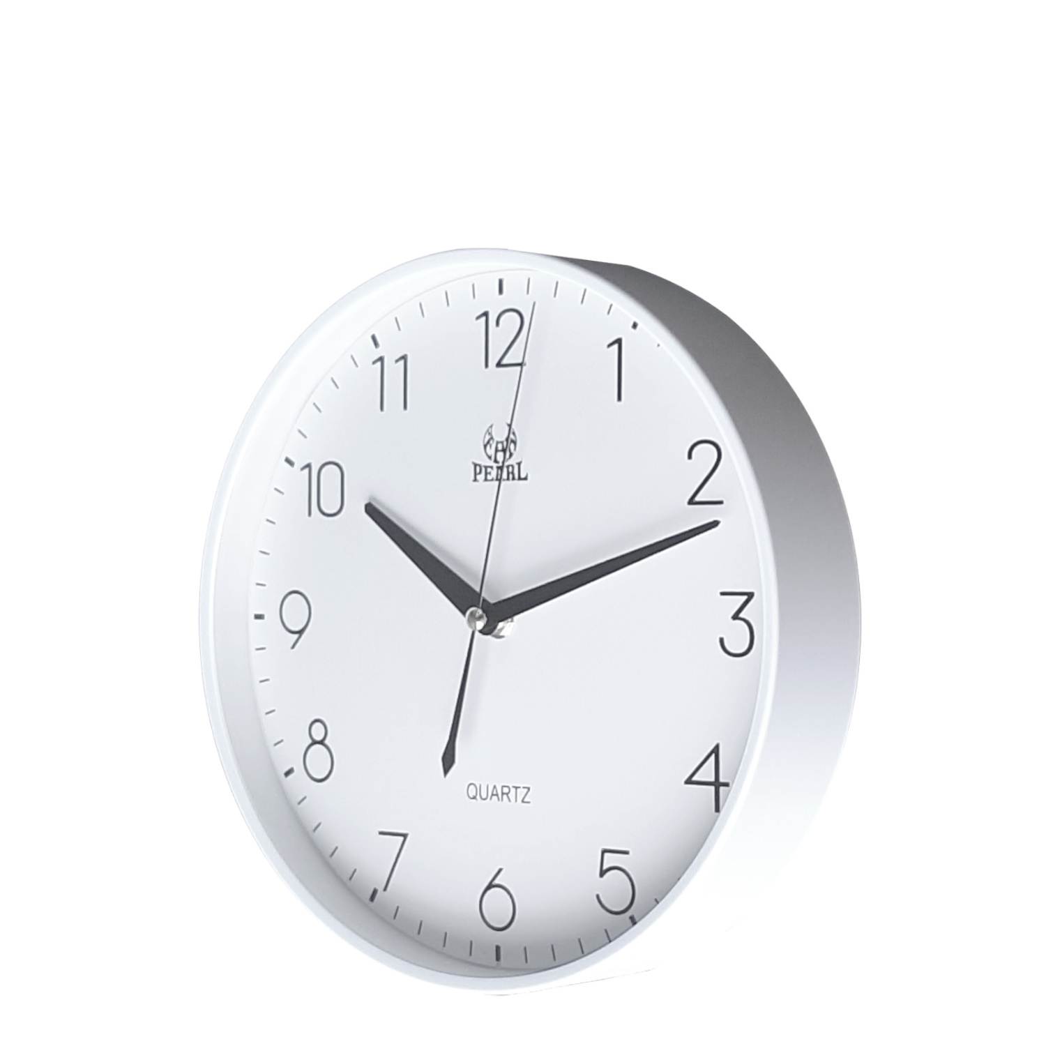 PW347-WHT 26cm Wall Clock White