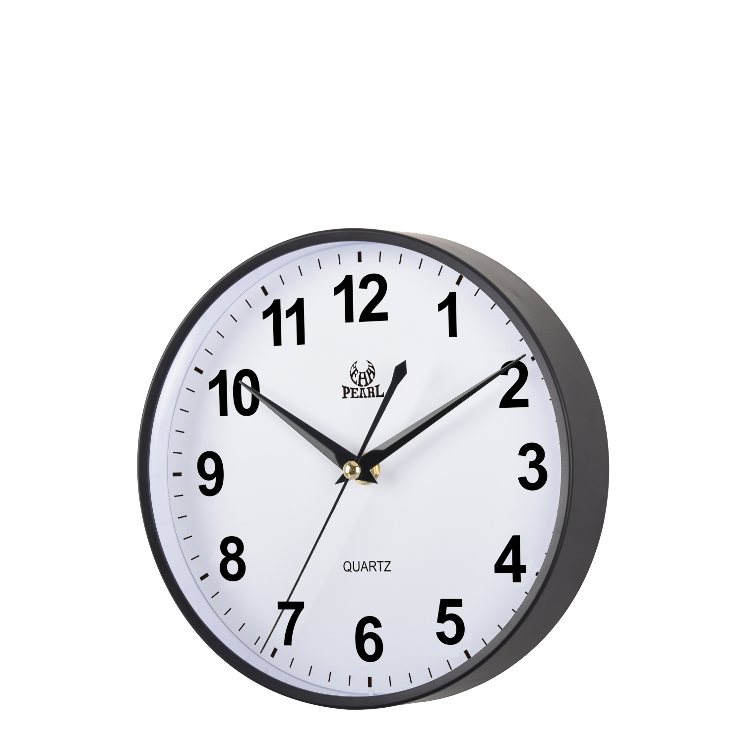 PW348-BLK 21cm Wall Clock Black