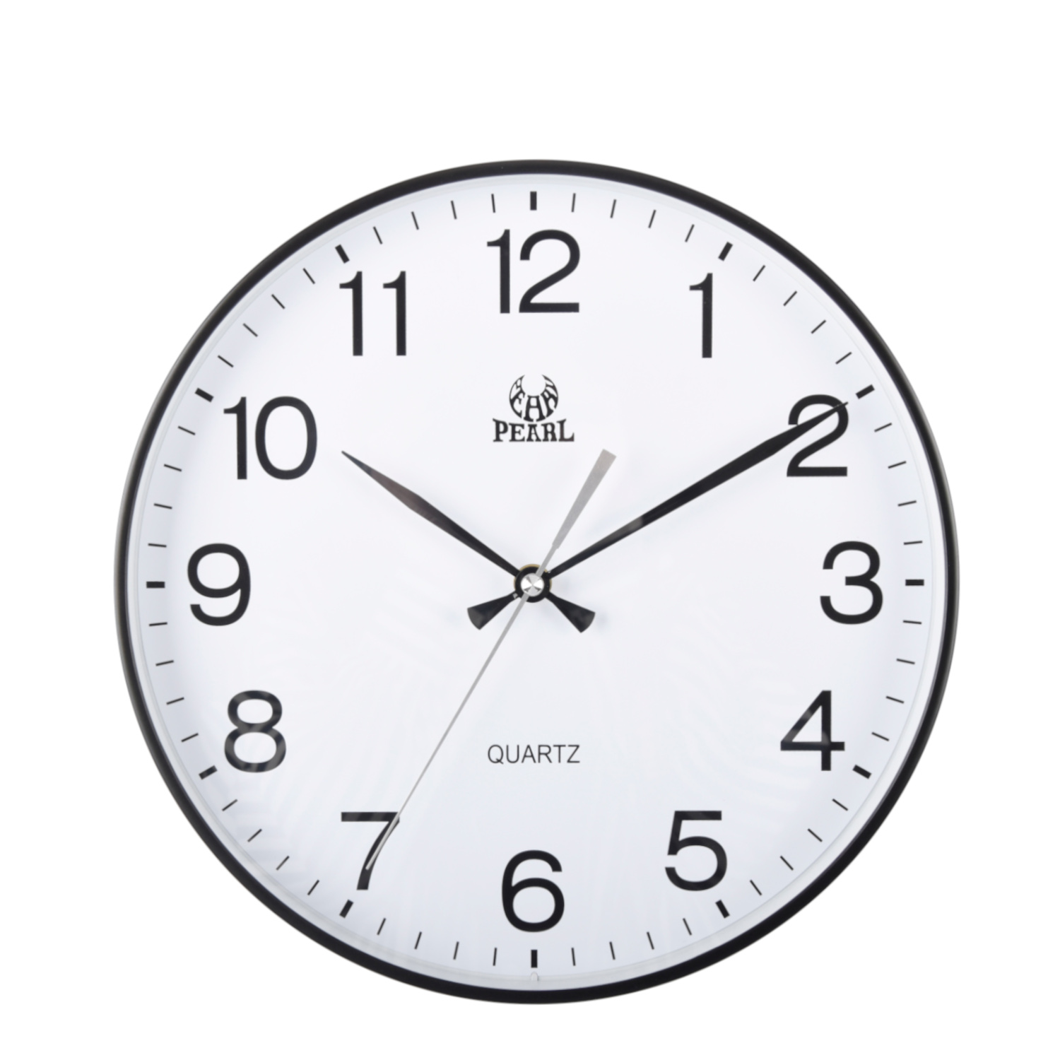 PW360-BLK 30cm Wall Clock Black