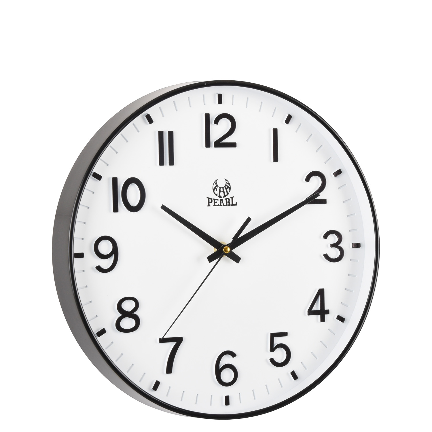 PW603-BLK 30cm Wall Clock Black