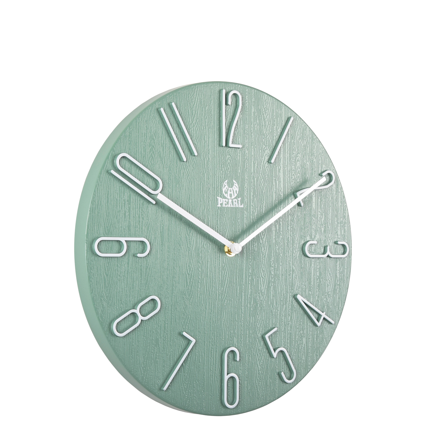 PW604-BLU 30cm Textured Wall Clock Blue