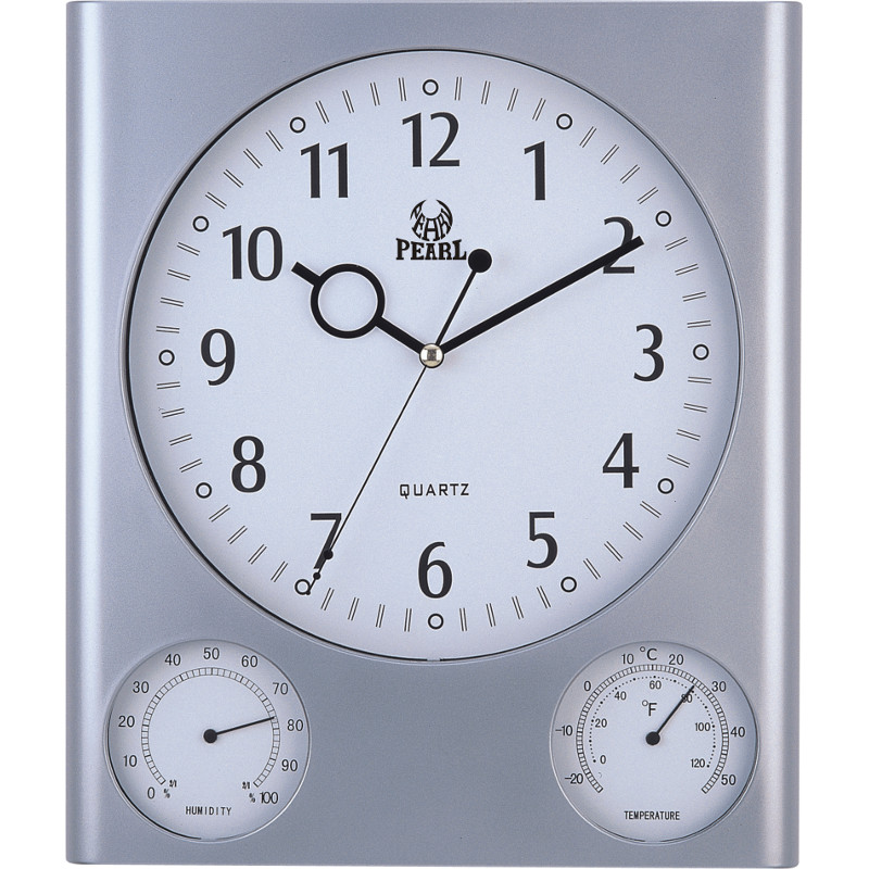TE17-2 32cm Wall clock with weather